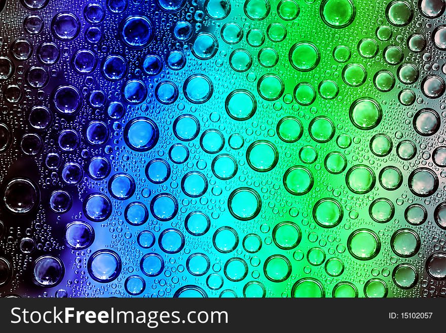 A color bubbles texture or background