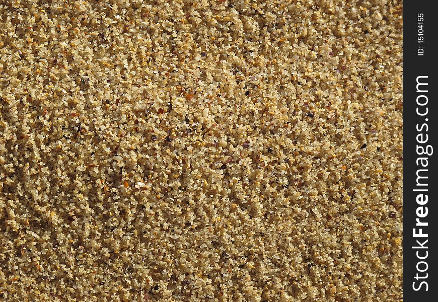 Close-up of the sand at Shelley Beach. Close-up of the sand at Shelley Beach