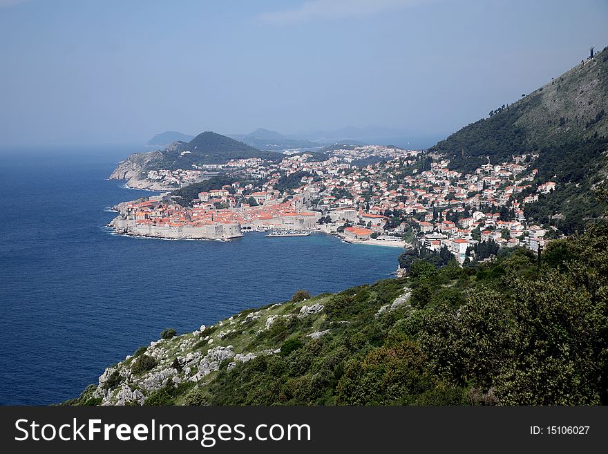 Dubrovnik, Croatia. Most popular travel destination in Adriatic sea.