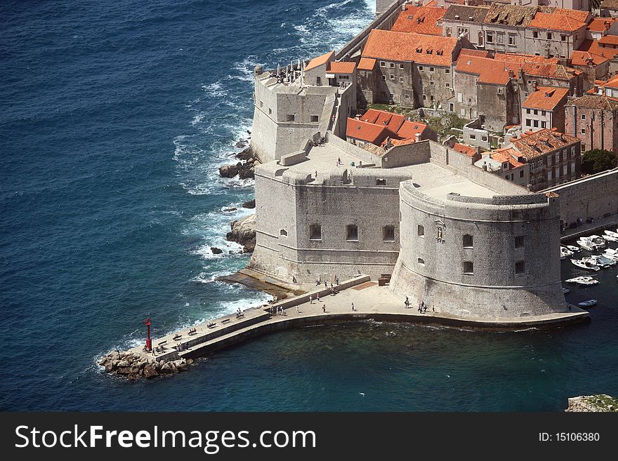 Dubrovnik, Croatia. Most popular travel destination in Adriatic sea.