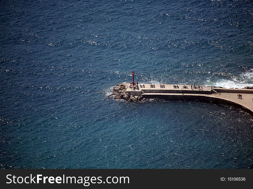 Breakwater In Dubrovnik