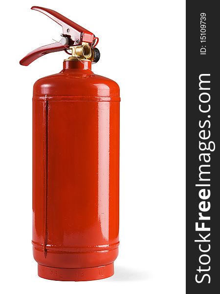 Fire extinguisher isolated on white background