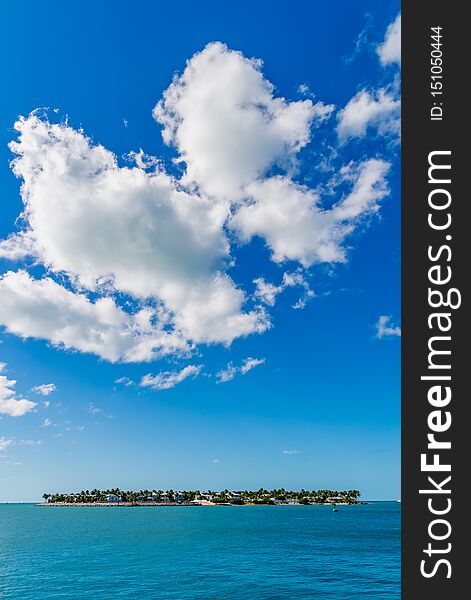 Sunset Key island in Key West, Florida, USA