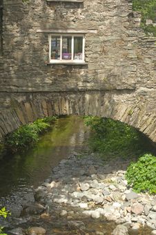 House Built Over A River. Stock Image House Built Over A River. Stock Image