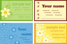 Various Business Cards. Royalty Free Stock Images Various Business Cards. Royalty Free Stock Images