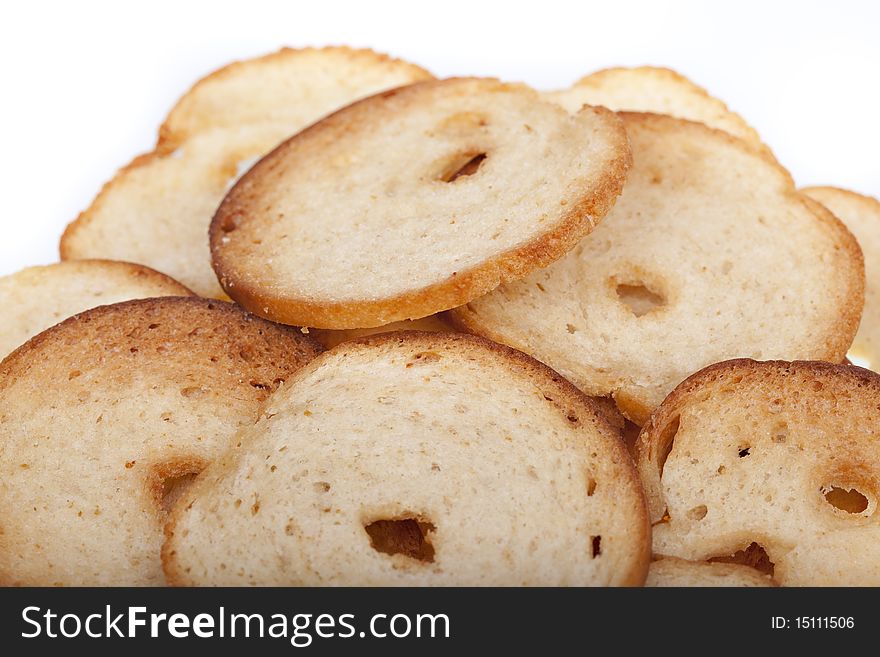 Baked french roll, tasty to TV