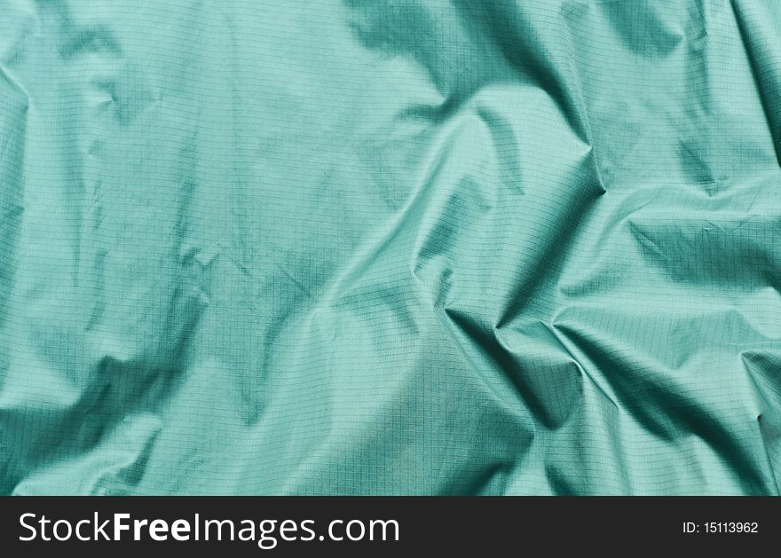 Texture of Greenish blue fabric