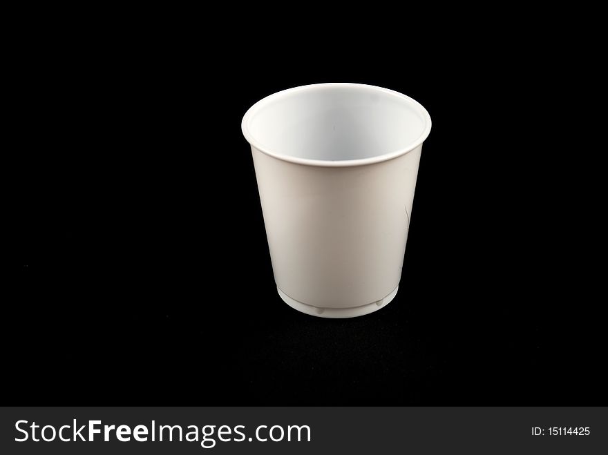 Stock pictures of generic and disposable white plastic cups. Stock pictures of generic and disposable white plastic cups