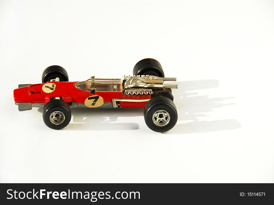 A model car racing collectibles. A model car racing collectibles