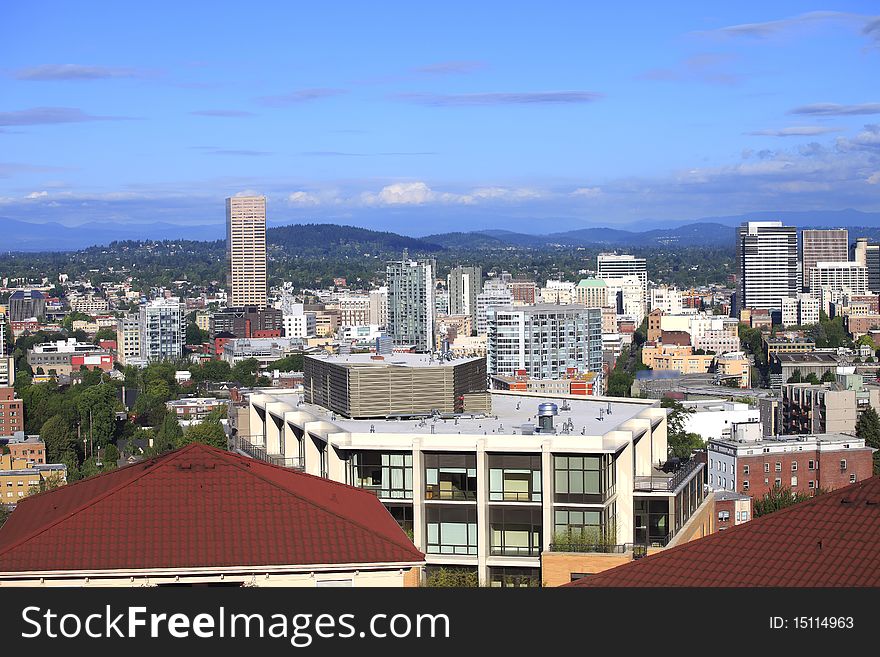 Portland Oregon Cityscapes.