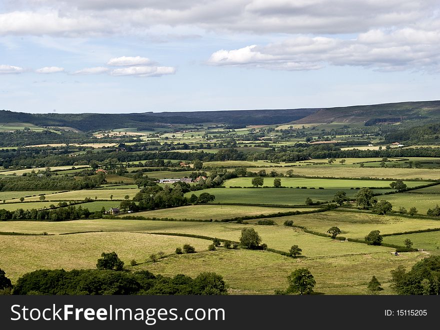 Panorama of the English countryside (Yorkshire). Panorama of the English countryside (Yorkshire)