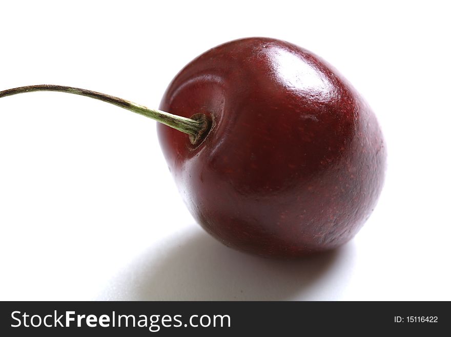 Cherry berry, isolated on white