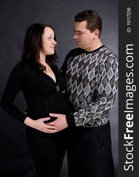 Happy Pregnant Couple