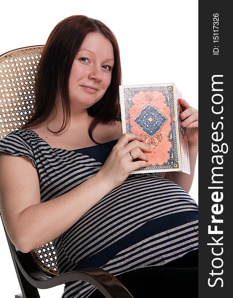 Pregnant Woman Reading