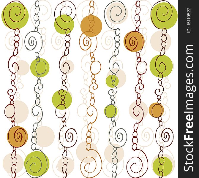 Abstract style decorative vector pattern. Abstract style decorative vector pattern