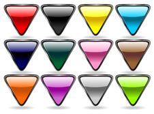Glass Triangles Royalty Free Stock Photography Glass Triangles Royalty Free Stock Photography