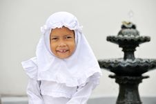 Happy Muslim Child Royalty Free Stock Photo