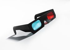 3D Glasses Stock Photography