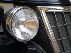 Car Headlight Stock Image