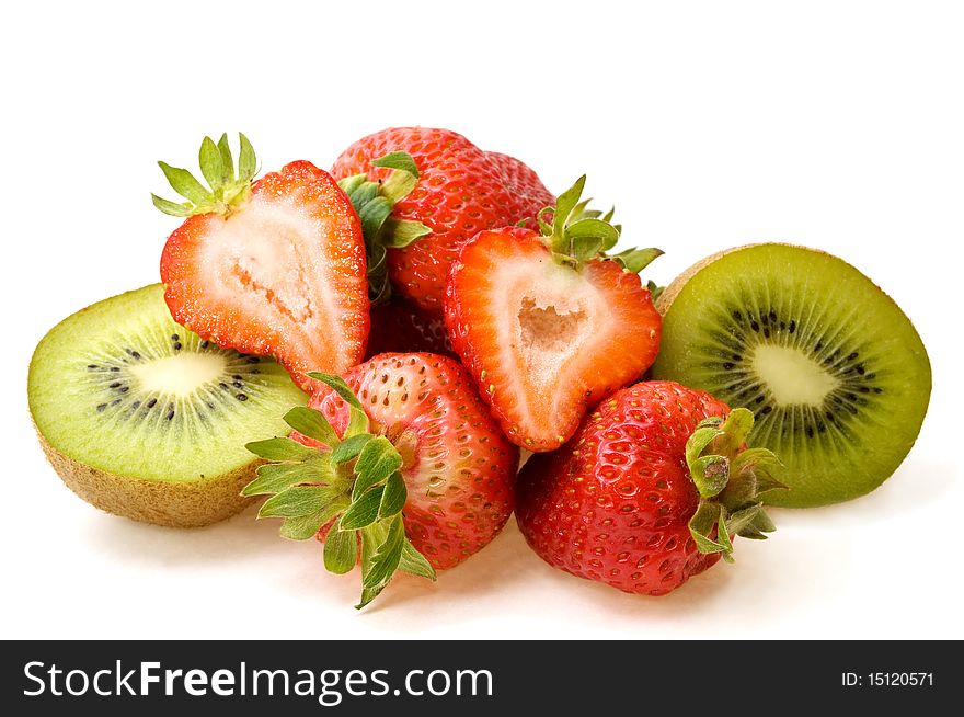 Kiwi And Strawberries