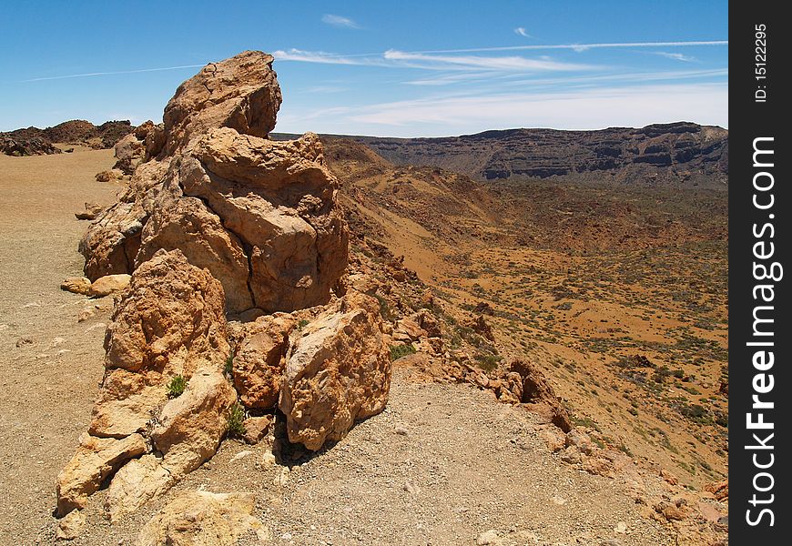 Mountain of El teide in tenerife island, spain