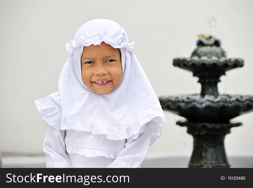 Happy Muslim Child