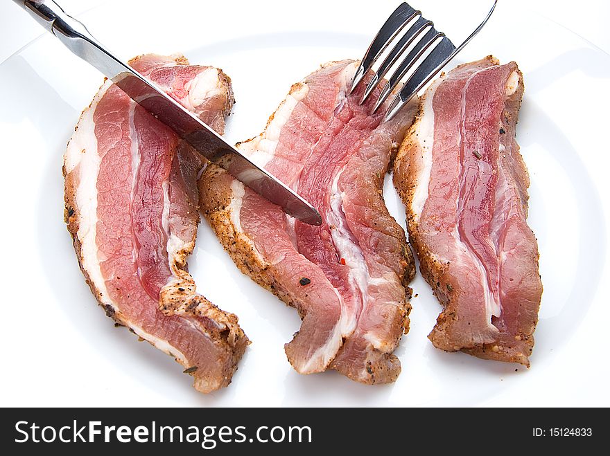 Bacon slices