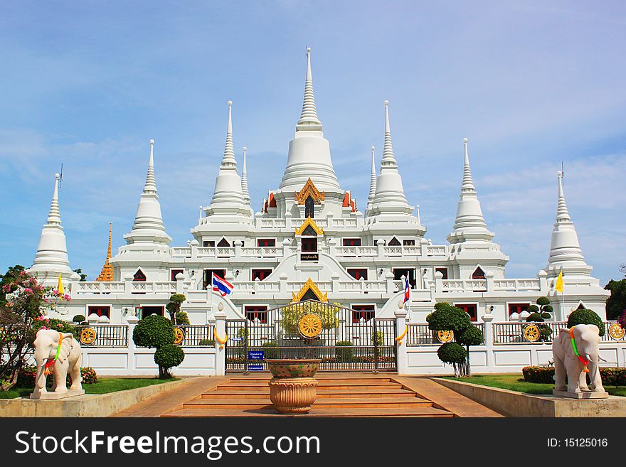 Thai Temple White Pagoda