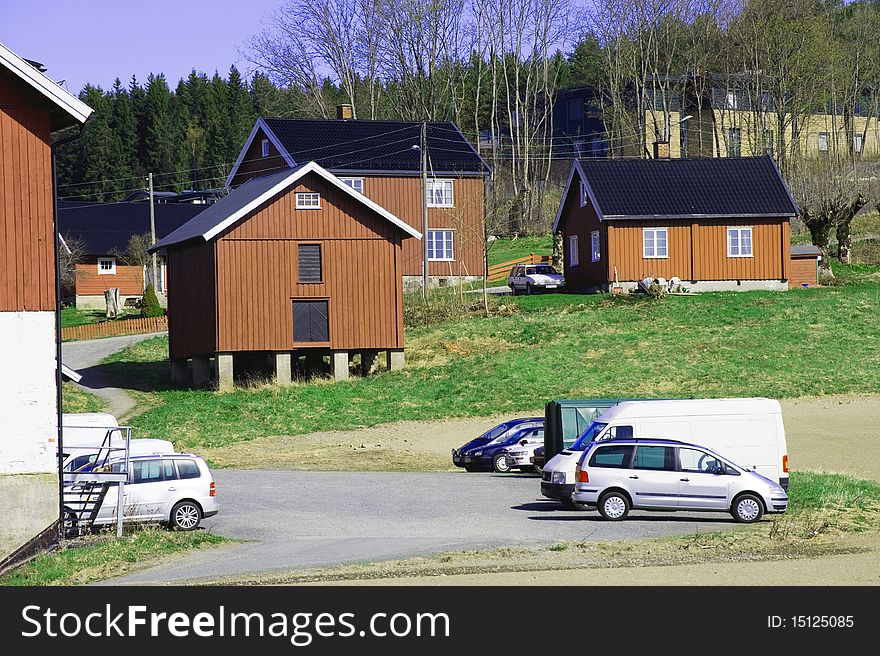 The Norwegian settlement near Oslo taken on summer 2010