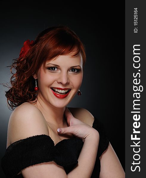 Picture of a Beautiful redhead woman