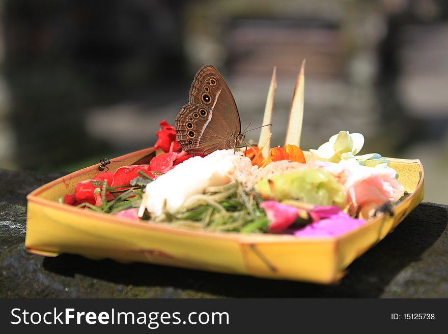 This is offering for Blue Angel soil and soul around your selft.It is Ritual tradition at Bali Indonesia.Indonesian at bali are religion of Buddhists, Hindus. This is offering for Blue Angel soil and soul around your selft.It is Ritual tradition at Bali Indonesia.Indonesian at bali are religion of Buddhists, Hindus.