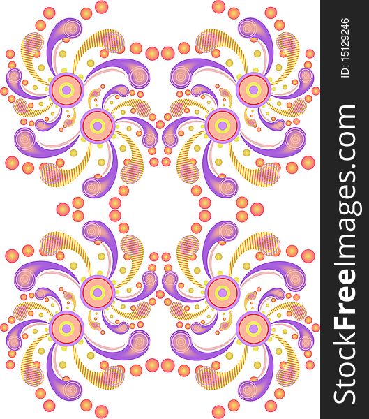 Spiral background with stylized decorative swirls. EPS10. Spiral background with stylized decorative swirls. EPS10