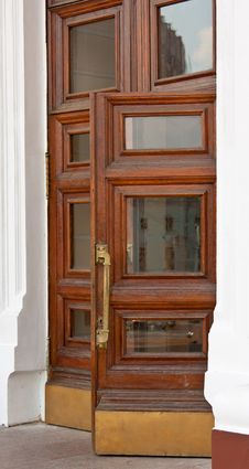 Retro-styled Wooden Door Stock Images Retro-styled Wooden Door Stock Images