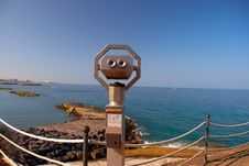 Coin Operated Binocular Stock Image Coin Operated Binocular Stock Image