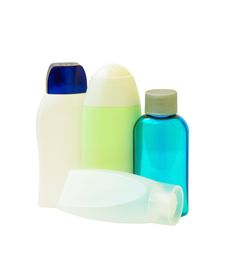 Four Plastic Bottles Stock Image Four Plastic Bottles Stock Image