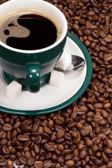 Coffee At Beans Stock Photo Coffee At Beans Stock Photo