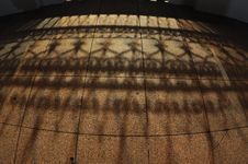 Shadow Of Old Gate On The Floor Stock Images Shadow Of Old Gate On The Floor Stock Images
