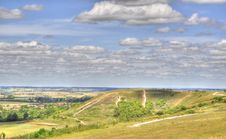HDR Of Dunstable Downs Stock Image HDR Of Dunstable Downs Stock Image