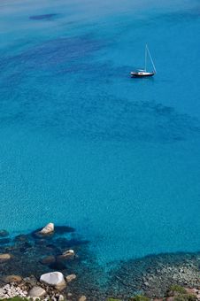 Porto Giunco, Villasimius, Sardinia, Italy Royalty Free Stock Images Porto Giunco, Villasimius, Sardinia, Italy Royalty Free Stock Images