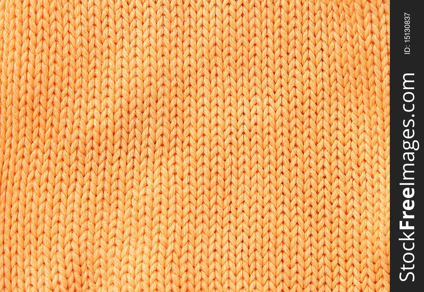 Orange woolen cloth