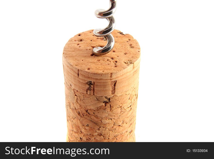 Close up view of wine corks and bottle opener