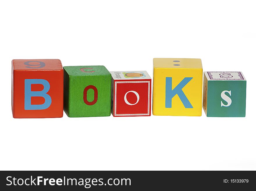 Colorful wooden blocks of abc letters. Colorful wooden blocks of abc letters