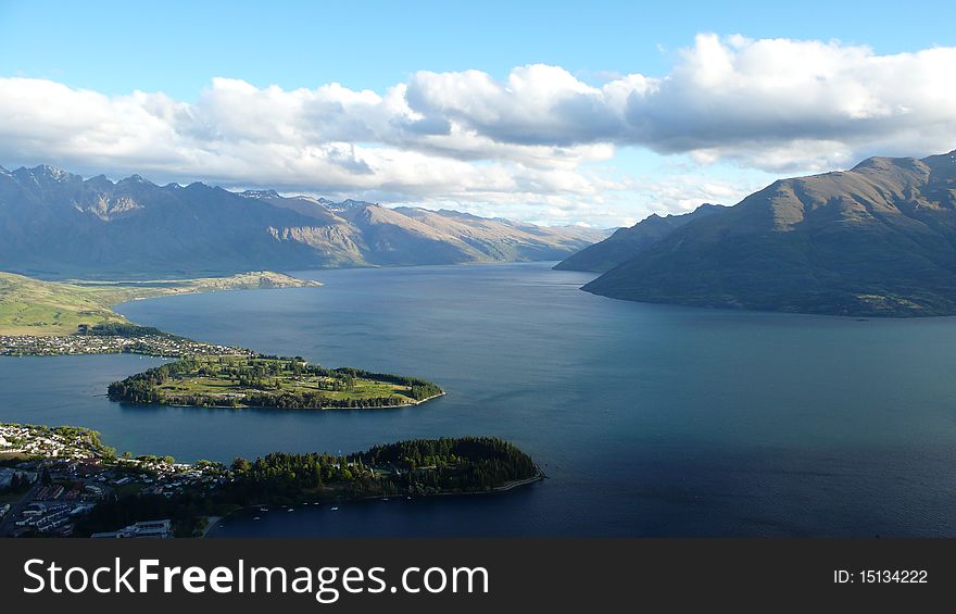 Beautiful landscapes in South island of New Zealand