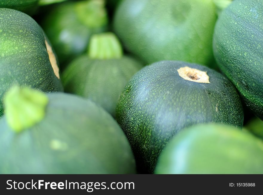 Image of the green squashes.
