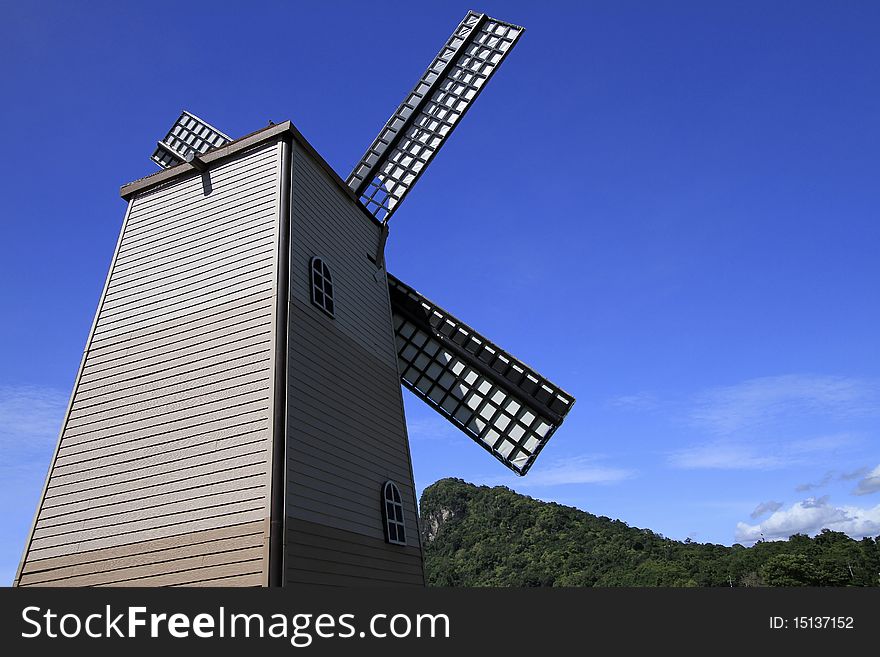 Windmill  with a background of sky