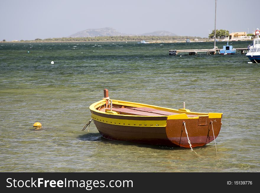 Traditional Boat At The Sea