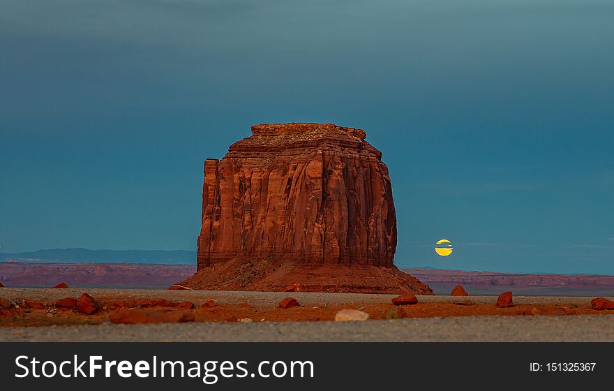 Monument Valley Tribal Park In The Arizona-Utah Border, USA