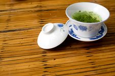 Teacup And Table Royalty Free Stock Photography Teacup And Table Royalty Free Stock Photography