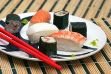 Sushi Lunch Royalty Free Stock Photo