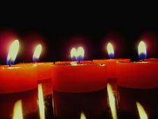 Burning Candles Royalty Free Stock Photos Burning Candles Royalty Free Stock Photos